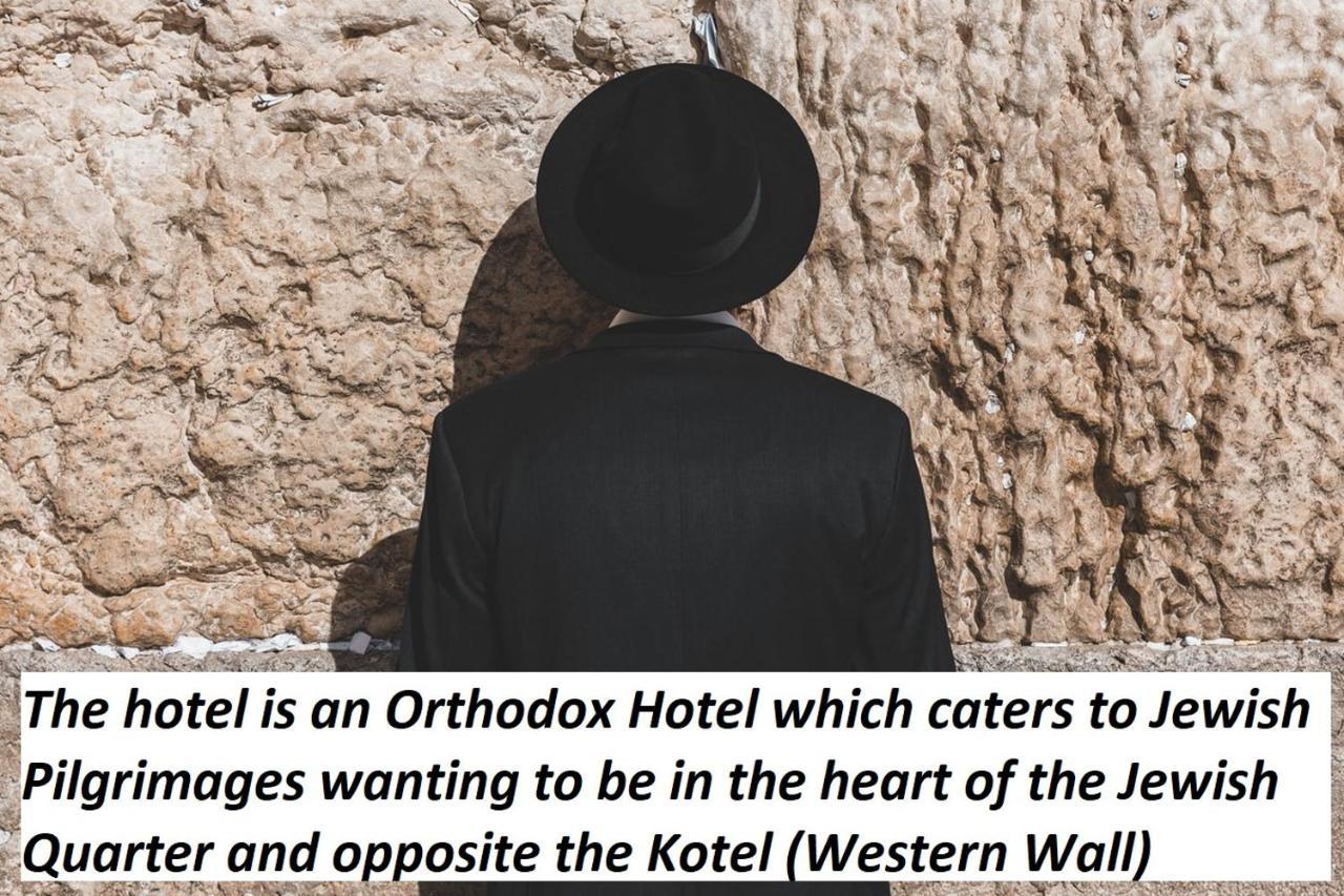 Litov Kotel Hotel - A Jewish Orthodox Hotel Ierusalim Exterior foto